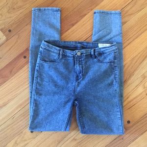 NWOT Zara acid washed skinny ankle jeans